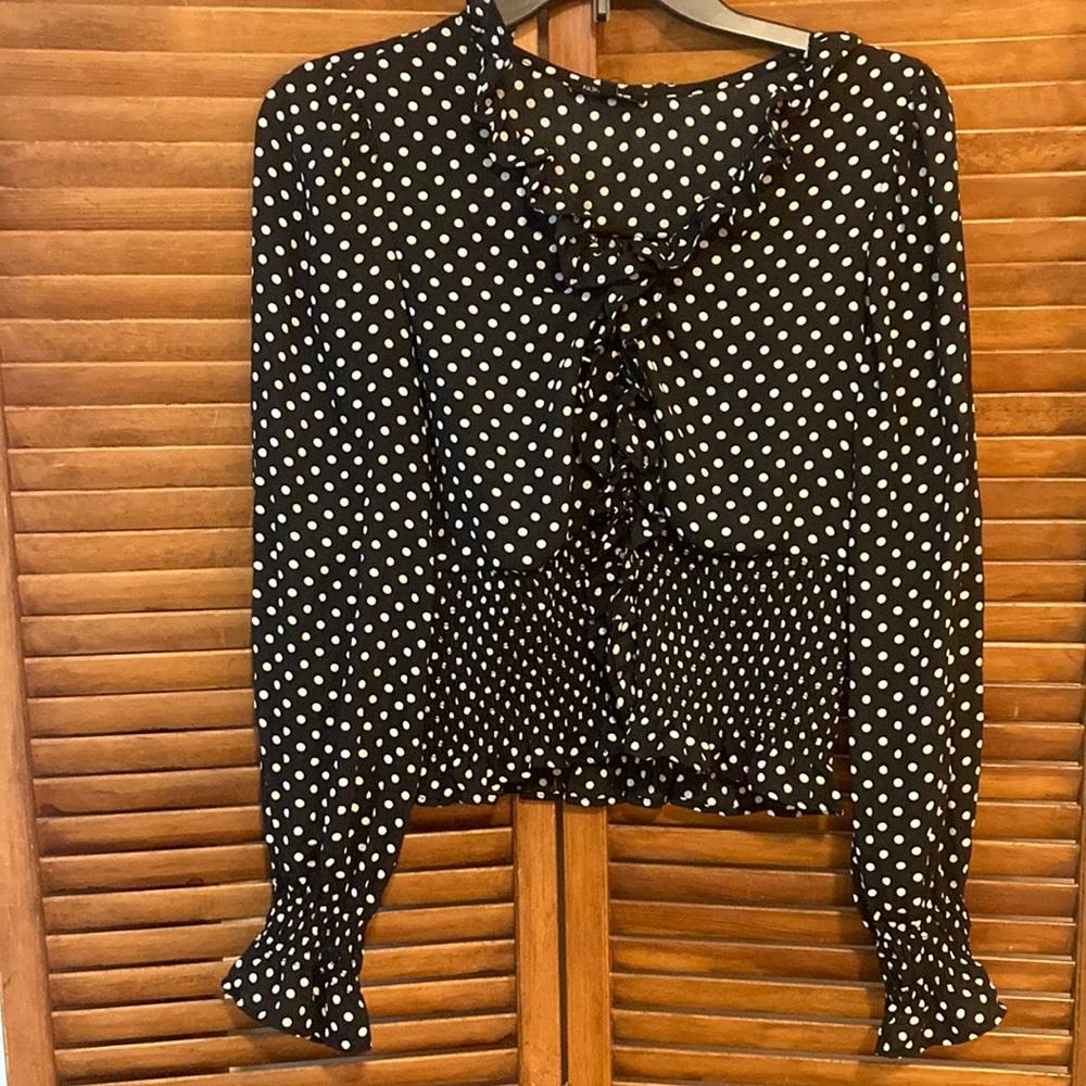 Polka Dot Crop Top